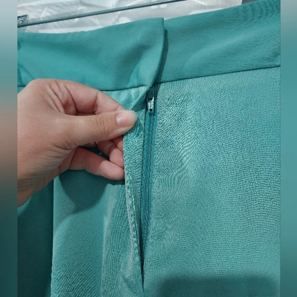 NWT Worthington Dark Mint Green Wide Leg Dress / Trouser Pants in Size XL - Picture 9 of 12